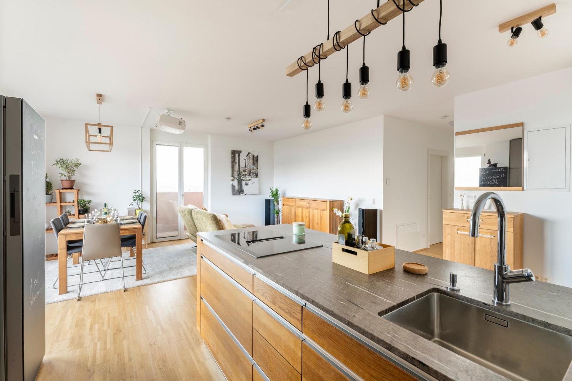 Edler Wohnraum Panoramablick 3 Sz Boxspringbetten, E-Ladestation, Kaffeevollautomat, Klima, Lift, Terrasse & 2Xtg Γκρατς Εξωτερικό φωτογραφία